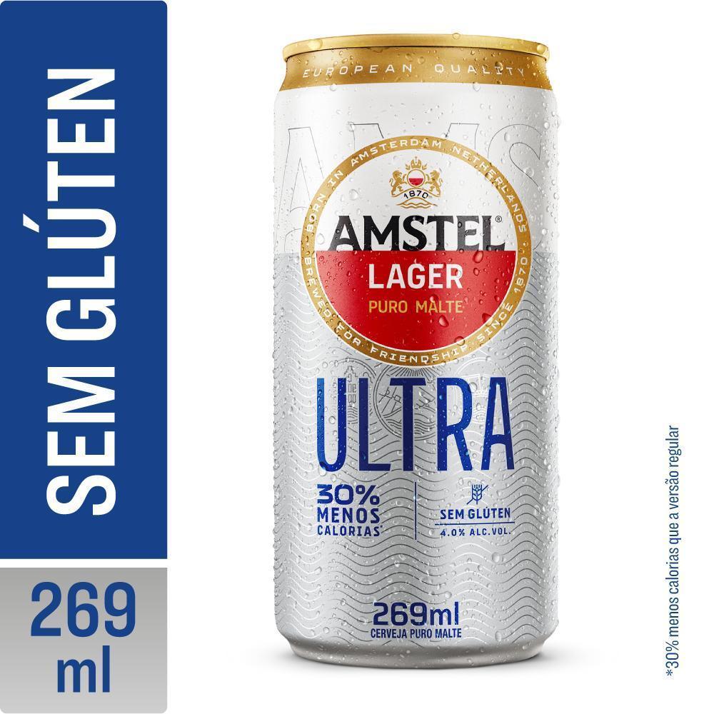 Cerveja Amstel Ultra Lata 269ml