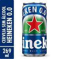 Cerveja Heineken Zero Lata 269ml