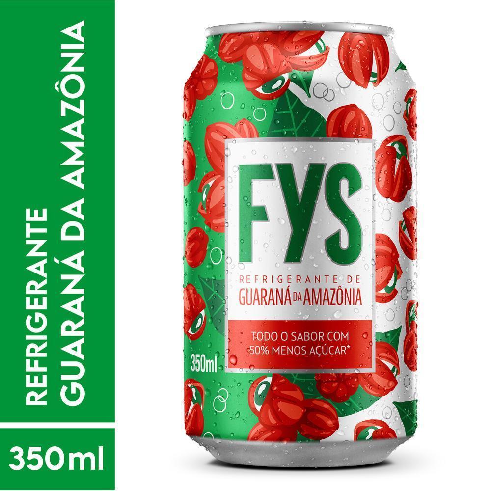 Refrigerante FYs Guaraná da Amazônia Lata 350ml