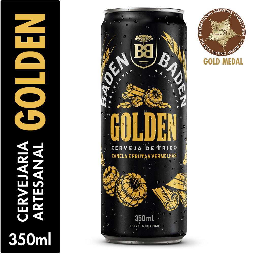 Cerveja Baden Baden Golden Ale Lata 350ml