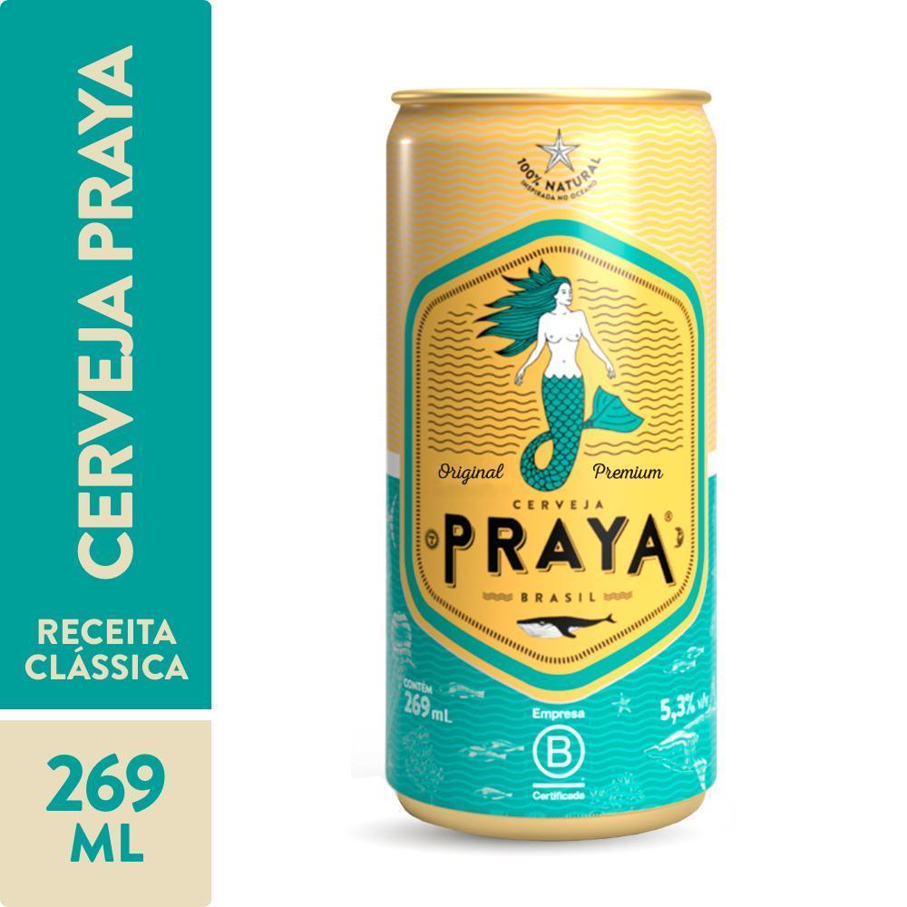 Cerveja Praya Receita Clássica Lata 269ml